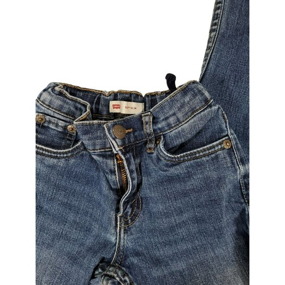 Boy's Levi's Elastic Waist Jeans Size 7R - Picture 4 of 5